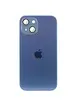 Чехол TPU+Glass Sapphire matte case для Apple iPhone 13 (6.1") Sierra Blue