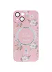TPU+PC чохол Secret Garden with MagSafe для Apple iPhone 13 (6.1") Pink