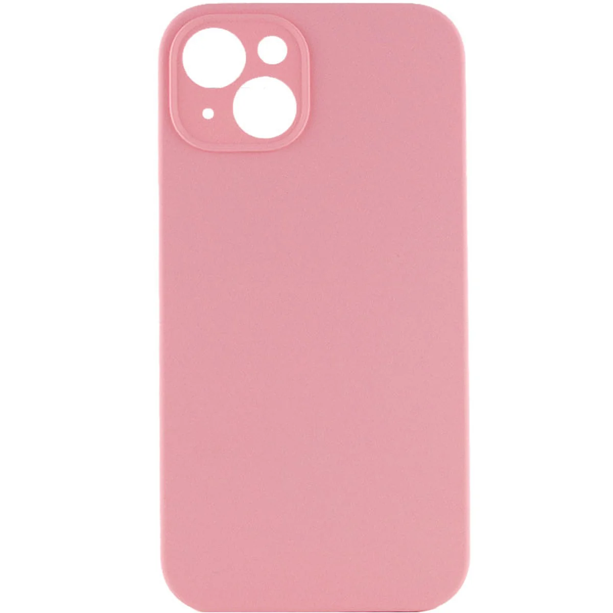 Чехол Silicone Case Lakshmi Square Full Camera для Apple iPhone 13 (6.1") Розовый / Light pink