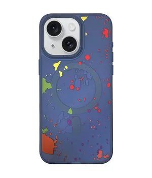 Чохол TPU+PC Flush with MagSafe для Apple iPhone 13 (6.1") Dark blue