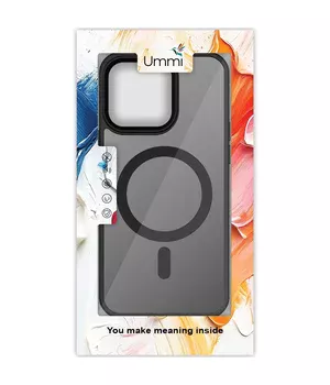 Чехол Ummi Colorful with MagSafe для Apple iPhone 13 (6.1") Черный / Black