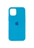Чехол Silicone Case Full Protective (AA) для Apple iPhone 13 (6.1") Голубой / Blue