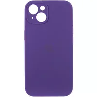 Чехол Silicone Case Full Camera Protective (AA) для Apple iPhone 13 (6.1") Фиолетовый / Amethyst