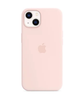 Чохол Silicone Case Full Protective (AA) Apple iPhone 13 (6.1") Рожевий / Chalk Pink