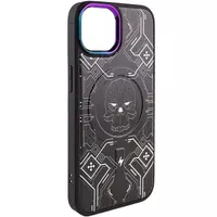 TPU+PC чехол Funny pictures with MagSafe для Apple iPhone 13 (6.1") Dark side