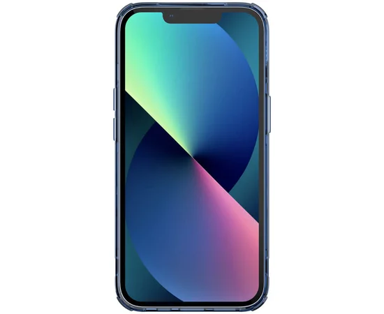 TPU чохол Nillkin Nature Pro Magnetic для Apple iPhone 13 (6.1") Синій (прозорий)