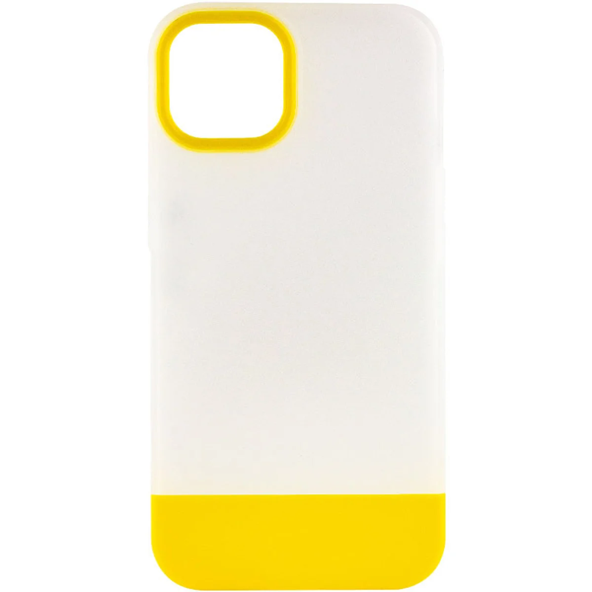 Чохол TPU+PC Bichromatic для Apple iPhone 13 (6.1") Matte / Yellow