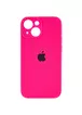 Чохол Silicone Case Full Camera Protective (AA) Apple iPhone 13 (6.1") Рожевий / Barbie pink