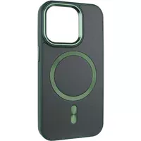 Кожаный чехол SnapCase with MagSafe для Apple iPhone 13 / 14 (6.1") Green