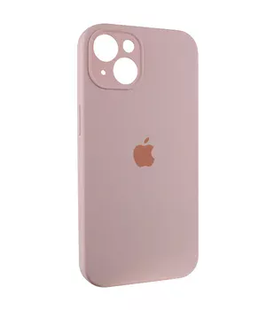 Чохол Silicone Case Full Camera Protective (AA) Apple iPhone 13 (6.1") Рожевий / Chalk Pink