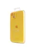 Чохол Silicone Case Full Camera Protective (AA) Apple iPhone 13 (6.1") Жовтий / Yellow