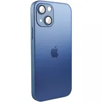 Чохол TPU+Glass Sapphire matte case для Apple iPhone 13 (6.1") Sierra Blue
