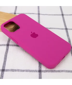 Чехол Silicone Case Full Protective (AA) для Apple iPhone 13 (6.1") Малиновый / Dragon Fruit