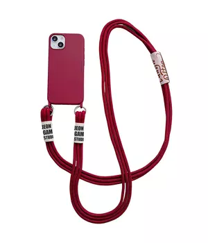 Чохол TPU two straps California для Apple iPhone 13 (6.1") Червоний / Rose Red