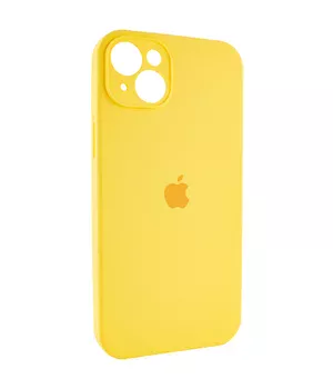 Чехол Silicone Case Full Camera Protective (AA) для Apple iPhone 13 (6.1") Желтый / Yellow