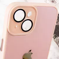 Чехол TPU+Glass Sapphire Midnight для Apple iPhone 13 (6.1") Розовый / Pink Sand