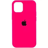 Чохол Silicone Case Full Protective (AA) для Apple iPhone 13 (6.1 ") Рожевий / Barbie pink