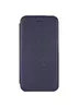 Кожаный чехол-книжка Classy для Apple iPhone 13 (6.1") Темно-синий
