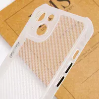 Чохол TPU Ease Carbon для Apple iPhone 13 (6.1") Матовий / Прозорий