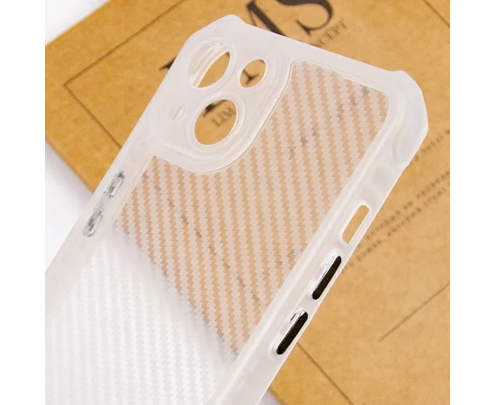 Чехол TPU Ease Carbon color series для Apple iPhone 13 (6.1") Матовый / Прозрачный