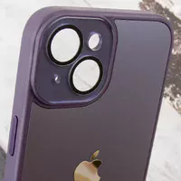 Чехол TPU+Glass Sapphire Midnight для Apple iPhone 13 (6.1") Фиолетовый / Deep Purple