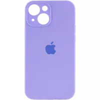 Чехол Silicone Case Full Camera Protective (AA) для Apple iPhone 13 (6.1") Сиреневый / Dasheen / PVH