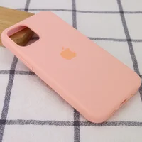 Чехол Silicone Case Full Protective (AA) для Apple iPhone 13 (6.1") Оранжевый / Grapefruit