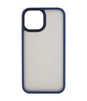 TPU+PC чехол Metal Buttons для Apple iPhone 13 (6.1") Синий