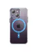 Чохол TPU+PC Colorful with MagSafe для Apple iPhone 13 (6.1") Blue