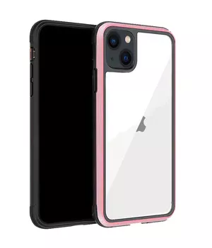 Чохол PC+TPU+Metal K-DOO Ares для Apple iPhone 13 (6.1") Рожевий