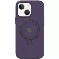 Чохол Silicone Case Full Protective with Ring для Apple iPhone 13 / 14 (6.1") Purple