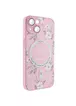 TPU+PC чохол Secret Garden with MagSafe для Apple iPhone 13 (6.1") Pink