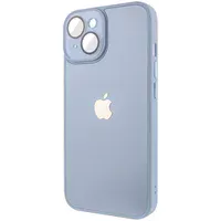Чохол TPU+Glass Sapphire Midnight для Apple iPhone 13 (6.1") Блакитний / Blue