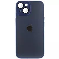 Чехол TPU+Glass Sapphire Midnight для Apple iPhone 13 (6.1") Синий / Deep navy