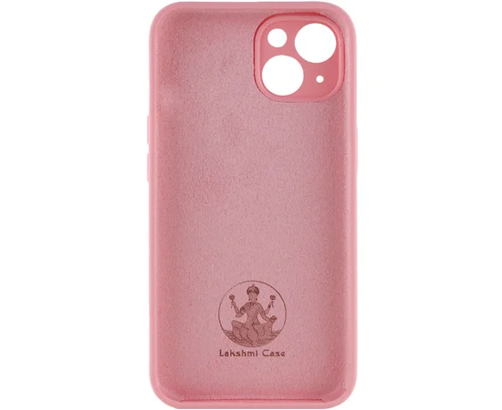 Чохол Silicone Case Lakshmi Square Full Camera для Apple iPhone 13 (6.1") Рожевий / Light pink