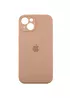 Чехол Silicone Case Full Camera Protective (AA) для Apple iPhone 13 (6.1") Бежевый / Desert Gold