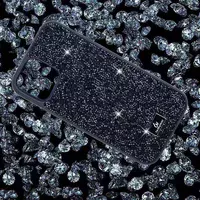 TPU чехол Bling World Rock Diamond для Apple iPhone 13 (6.1") Черный