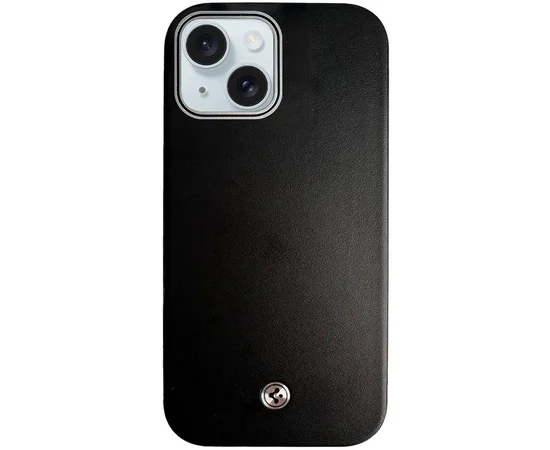 Чехол PC+Leather SGP with MagSafe для Apple iPhone 13 (6.1") Black