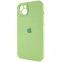Чохол Silicone Case Full Camera Protective (AA) Apple iPhone 13 (6.1") М'ятний / Mint / PVH