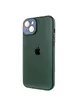Чохол TPU+Glass Sapphire Midnight для Apple iPhone 13 (6.1") Зелений / Forest green