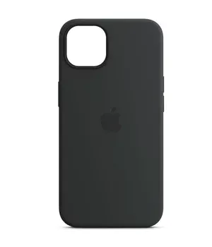 Чехол Silicone case (AAA) full with Magsafe and Animation для Apple iPhone 13 (6.1") Черный / Midnight