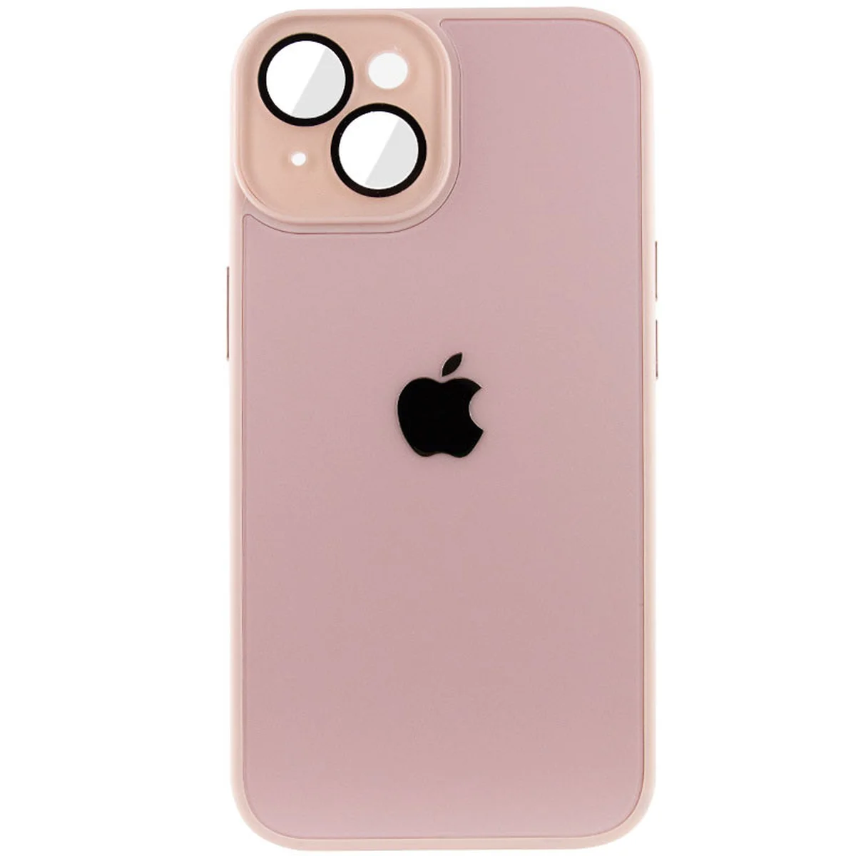 Чехол TPU+Glass Sapphire Midnight для Apple iPhone 13 (6.1") Розовый / Pink Sand
