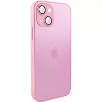 Чехол TPU+Glass Sapphire matte case для Apple iPhone 13 (6.1") Chanel Pink