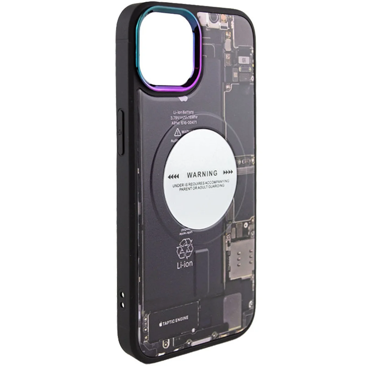 TPU+PC чехол Funny pictures with MagSafe для Apple iPhone 13 (6.1") Phone heart