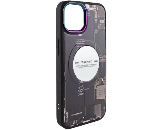 TPU+PC чохол Funny pictures with MagSafe для Apple iPhone 13 (6.1") Phone heart