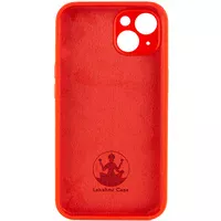Чохол Silicone Case Lakshmi Square Full Camera для Apple iPhone 13 (6.1") Червоний / Red