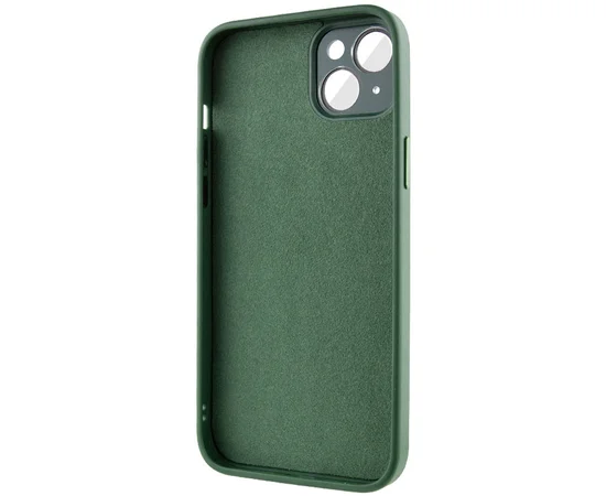 Чохол TPU+Glass Sapphire Midnight для Apple iPhone 13 (6.1") Зелений / Forest green