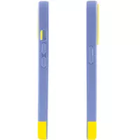 Чехол TPU+PC Bichromatic для Apple iPhone 13 (6.1") Blue / Yellow