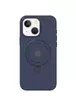 Чехол Silicone Case Full Protective with Ring для Apple iPhone 13 / 14 (6.1") Dark Blue
