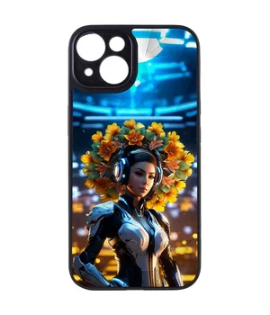 TPU+PC чохол Prisma Ladies для Apple iPhone 13 (6.1") Cyberpunk